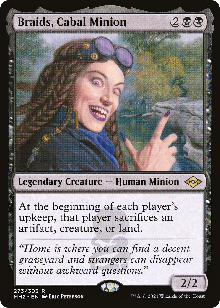 Braids, Cabal Minion (Foil Etched) [Modern Horizons 2]