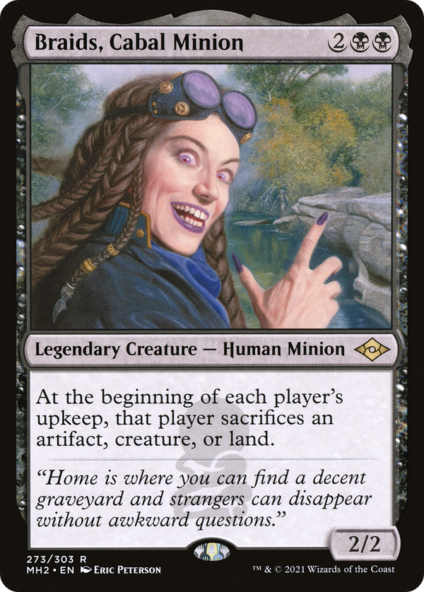 Braids, Cabal Minion (Foil Etched) [Modern Horizons 2]