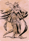 Lozhan, Dragons' Legacy // Lozhan, Dragons' Legacy (ACLB-069) - Battle for Baldur's Gate Art Series (Borderless) Foil