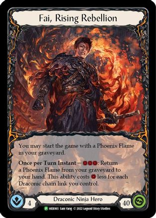 Fai, Rising Rebellion [HER065] (Promo)  Rainbow Foil