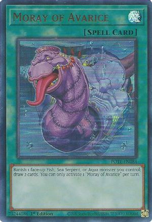 Moray of Avarice (POTE-EN084) - Power of the Elements 1st Edition