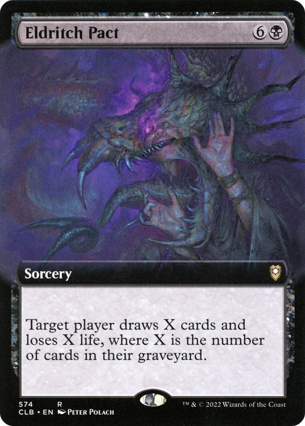 Eldritch Pact (Extended Art) [Commander Legends: Battle for Baldur's Gate]