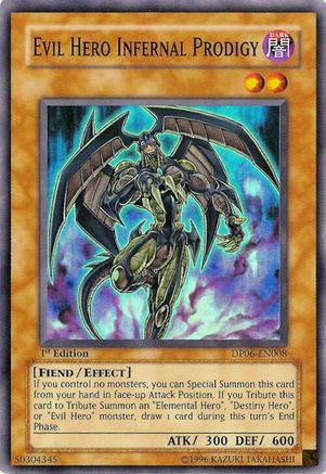 Evil Hero Infernal Prodigy (DP06-EN008) - Duelist Pack 6: Jaden Yuki 3 Unlimited