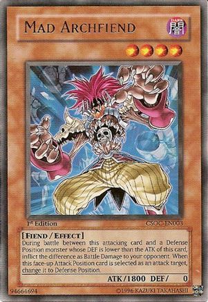 Mad Archfiend (CSOC-EN003) - Crossroads of Chaos Unlimited
