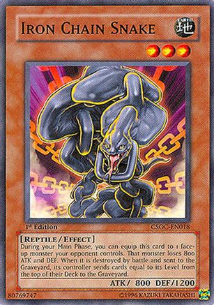 Iron Chain Snake (CSOC-EN018) - Crossroads of Chaos Unlimited