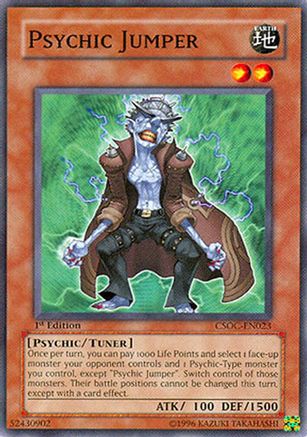 Psychic Jumper (CSOC-EN023) - Crossroads of Chaos 1st Edition