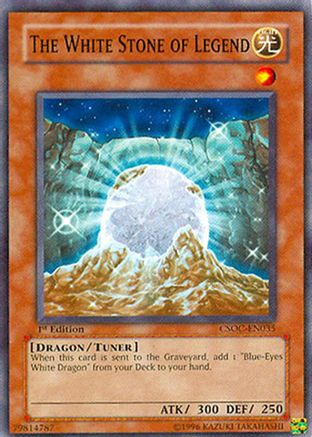 The White Stone of Legend (CSOC-EN035) - Crossroads of Chaos 1st Edition