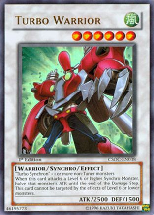 Turbo Warrior (CSOC-EN038) - Crossroads of Chaos 1st Edition
