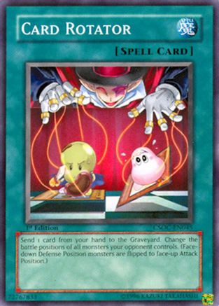 Card Rotator (CSOC-EN045) - Crossroads of Chaos 1st Edition