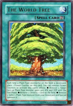 The World Tree (CSOC-EN059) - Crossroads of Chaos 1st Edition