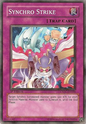 Synchro Strike (CSOC-EN066) - Crossroads of Chaos 1st Edition