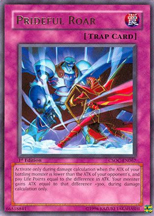 Prideful Roar (CSOC-EN067) - Crossroads of Chaos 1st Edition