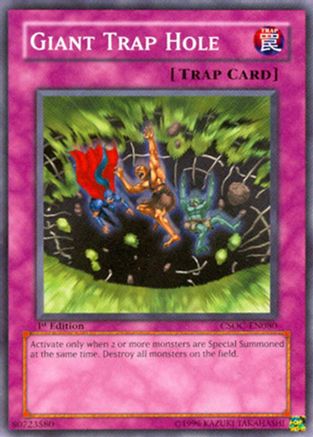 Giant Trap Hole (CSOC-EN080) - Crossroads of Chaos 1st Edition