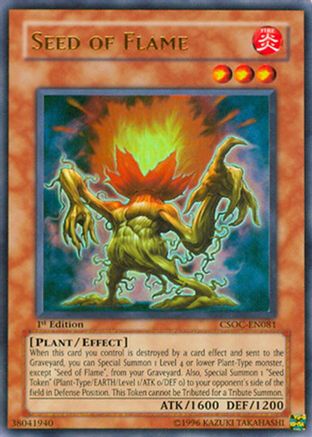 Seed of Flame (CSOC-EN081) - Crossroads of Chaos 1st Edition