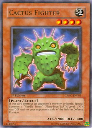 Cactus Fighter (CSOC-EN082) - Crossroads of Chaos 1st Edition
