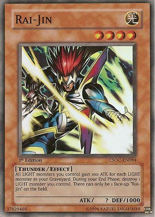 Rai-Jin (CSOC-EN084) - Crossroads of Chaos 1st Edition