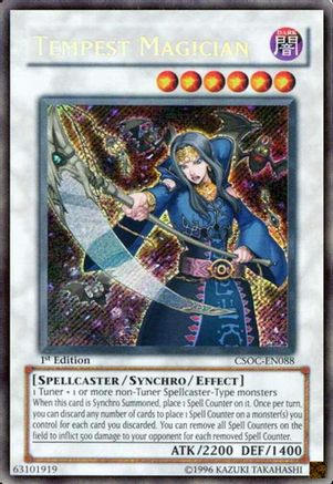 Tempest Magician (CSOC-EN088) - Crossroads of Chaos 1st Edition