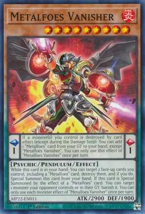 Metalfoes Vanisher (MP22-EN011) - 2022 Tin of the Pharaoh's Gods 1st Edition