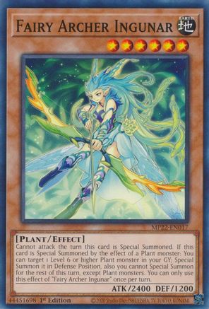 Fairy Archer Ingunar (MP22-EN017) - 2022 Tin of the Pharaoh's Gods 1st Edition