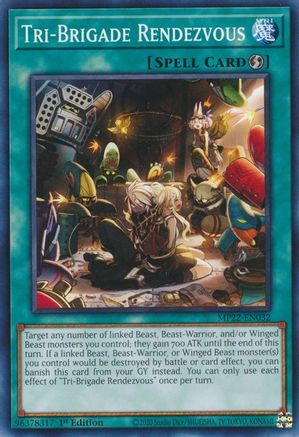 Tri-Brigade Rendezvous (MP22-EN032) - 2022 Tin of the Pharaoh's Gods 1st Edition