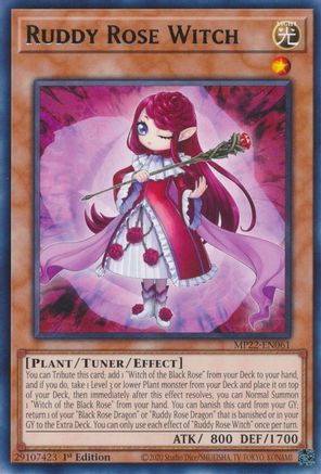Ruddy Rose Witch (MP22-EN061) - 2022 Tin of the Pharaoh's Gods 1st Edition