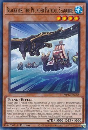 Blackeyes, the Plunder Patroll Seaguide (MP22-EN065) - 2022 Tin of the Pharaoh's Gods 1st Edition