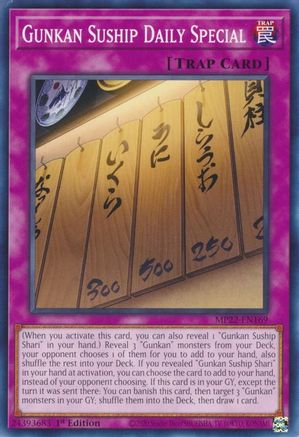 Gunkan Suship Daily Special (MP22-EN169) - 2022 Tin of the Pharaoh's Gods 1st Edition