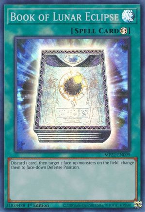 Book of Lunar Eclipse (MP22-EN099) - 2022 Tin of the Pharaoh's Gods 1st Edition