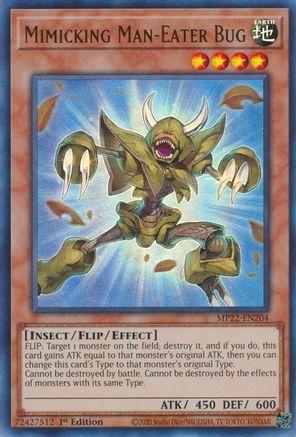 Mimicking Man-Eater Bug (MP22-EN204) - 2022 Tin of the Pharaoh's Gods 1st Edition