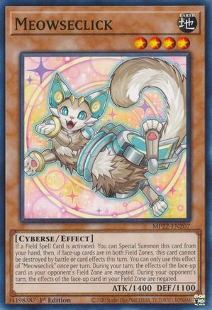 Meowseclick (MP22-EN207) - 2022 Tin of the Pharaoh's Gods 1st Edition
