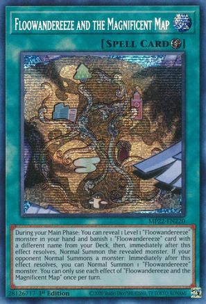 Floowandereeze and the Magnificent Map (MP22-EN220) - 2022 Tin of the Pharaoh's Gods 1st Edition