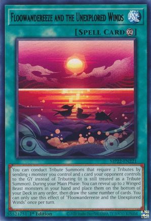 Floowandereeze and the Unexplored Winds (MP22-EN221) - 2022 Tin of the Pharaoh's Gods 1st Edition