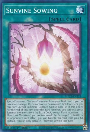 Sunvine Sowing (MP22-EN223) - 2022 Tin of the Pharaoh's Gods 1st Edition