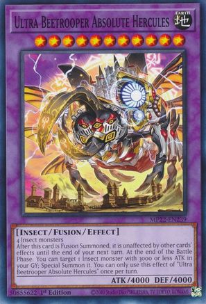 Ultra Beetrooper Absolute Hercules (MP22-EN239) - 2022 Tin of the Pharaoh's Gods 1st Edition