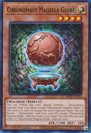 Chronomaly Magella Globe (MP22-EN129) - 2022 Tin of the Pharaoh's Gods 1st Edition