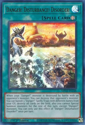 Danger! Disturbance! Disorder! (MP22-EN248) - 2022 Tin of the Pharaoh's Gods 1st Edition