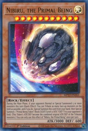 Nibiru, the Primal Being (MP22-EN261) - 2022 Tin of the Pharaoh's Gods 1st Edition
