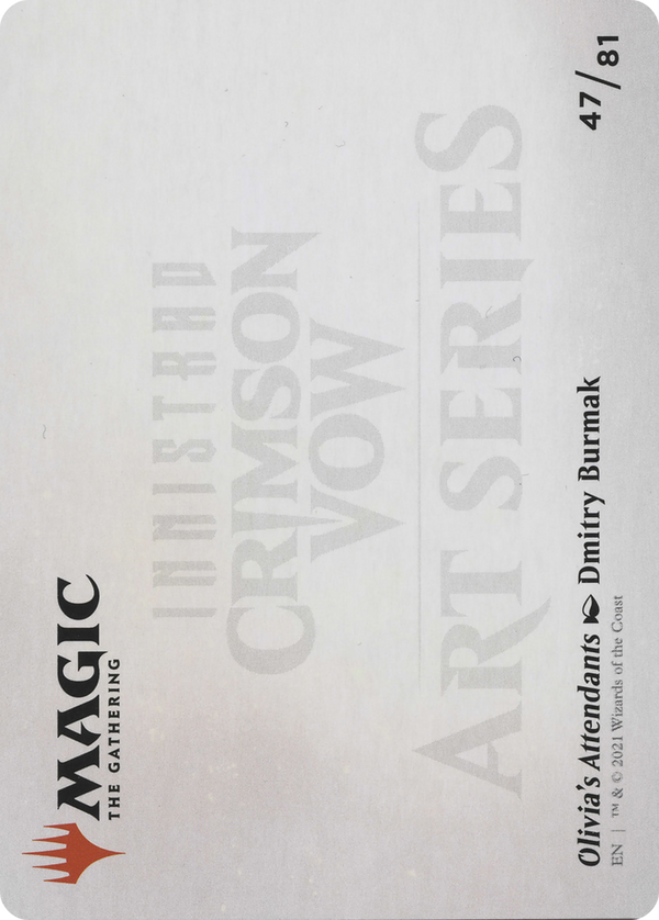 Olivia's Attendants // Olivia's Attendants (AVOW-047) - Crimson Vow Art Series (Borderless) Foil