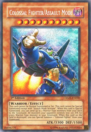 Colossal Fighter/Assault Mode (CRMS-EN000) - Crimson Crisis 1st Edition