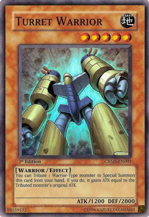 Turret Warrior (CRMS-EN001) - Crimson Crisis 1st Edition