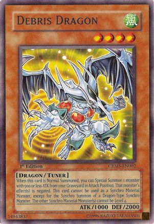 Debris Dragon (CRMS-EN002) - Crimson Crisis 1st Edition