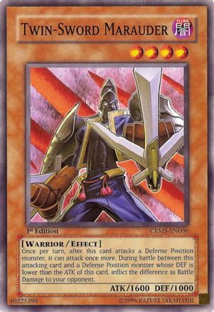 Twin-Sword Marauder (CRMS-EN006) - Crimson Crisis 1st Edition