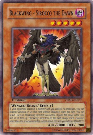 Blackwing - Sirocco the Dawn (CRMS-EN010) - Crimson Crisis Unlimited