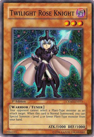 Twilight Rose Knight (CRMS-EN011) - Crimson Crisis 1st Edition