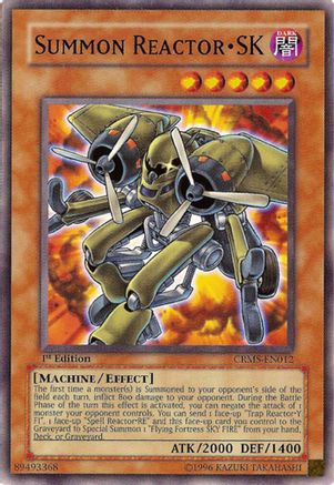 Summon Reactor - SK (CRMS-EN012) - Crimson Crisis Unlimited