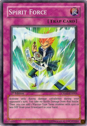 Spirit Force (CRMS-EN064) - Crimson Crisis 1st Edition
