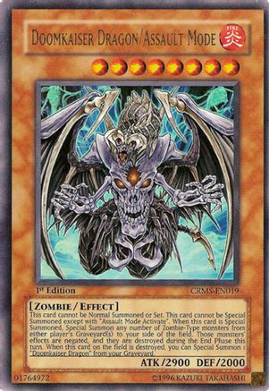 Doomkaiser Dragon/Assault Mode (CRMS-EN019) - Crimson Crisis 1st Edition