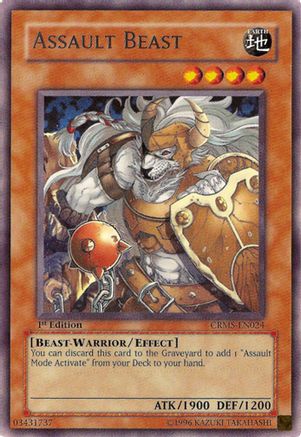 Assault Beast (CRMS-EN024) - Crimson Crisis Unlimited