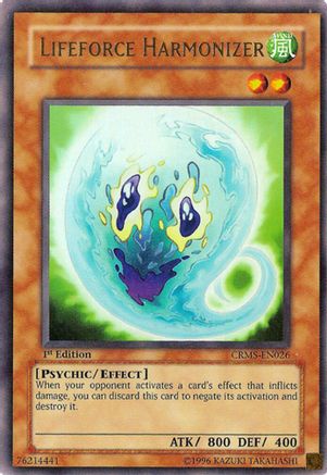 Lifeforce Harmonizer (CRMS-EN026) - Crimson Crisis Unlimited