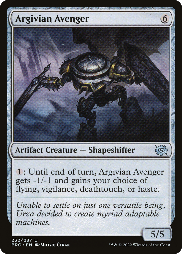 Argivian Avenger [The Brothers' War]